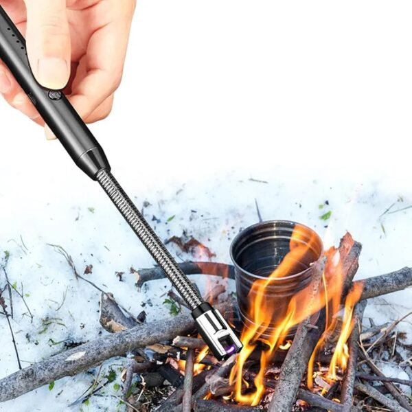 Encendedor Electrónico USB Recargable - Encendedor Arco Electrico Mechero de Flexible Portátil Lighter Antiviento Eléctricos para Encender Velas Gas Barbacoa Cocina Fuegos