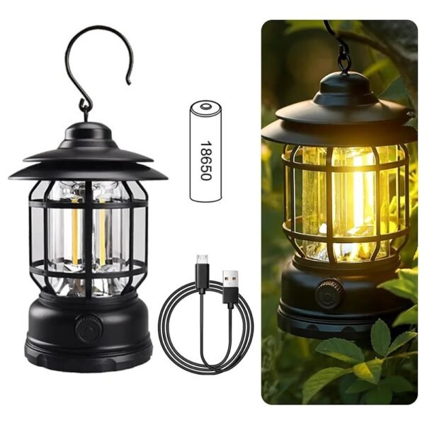 Lampara Camping Recargable,Lámpara de Camping, LED Luz de Camping Recargable, para Camping, Senderismo