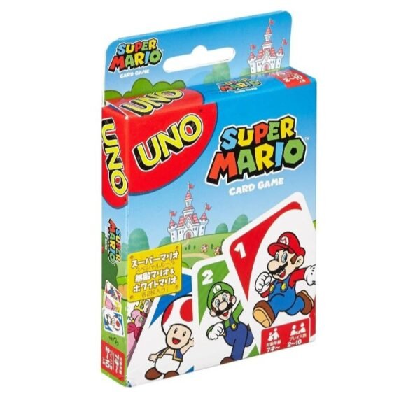 UNO Super Mario: ¡Juega con Mario, ríe como Luigi y gana como Toad!